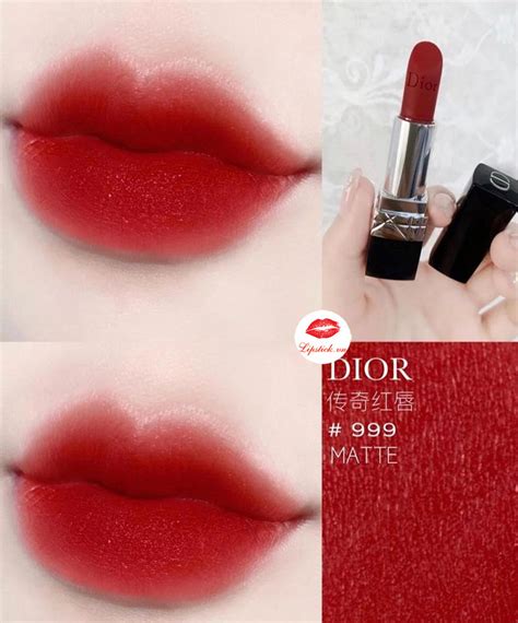 rouge dior n.9999|Dior 999 matte vs velvet.